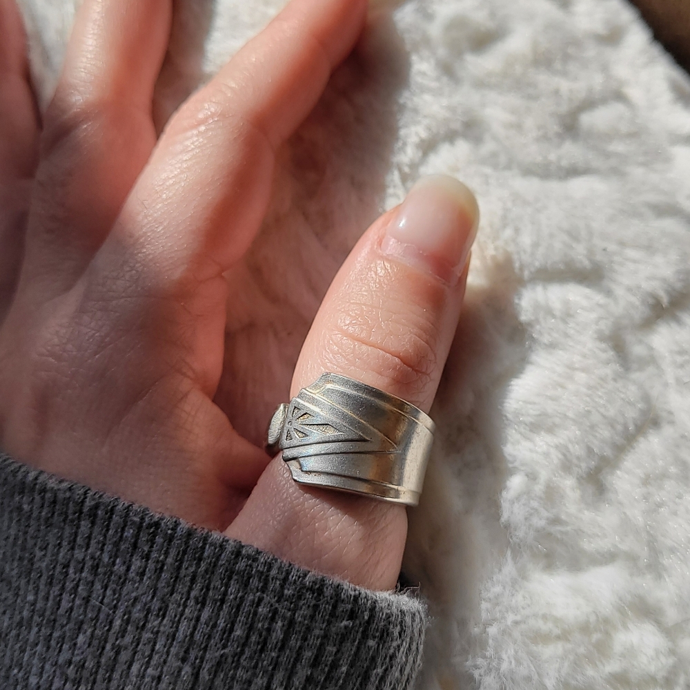 1929 'Deauville' Silver-plated Ring